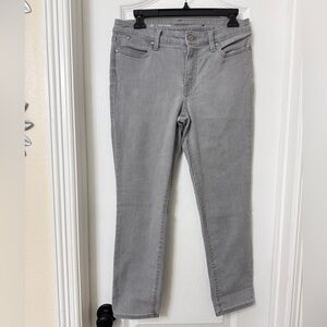 Talbots Flawless Grey Slim Ankle Jeans Skinny Size 6P